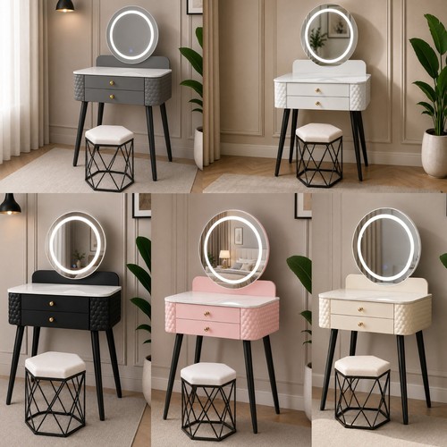 Luxury dressing table - with, led