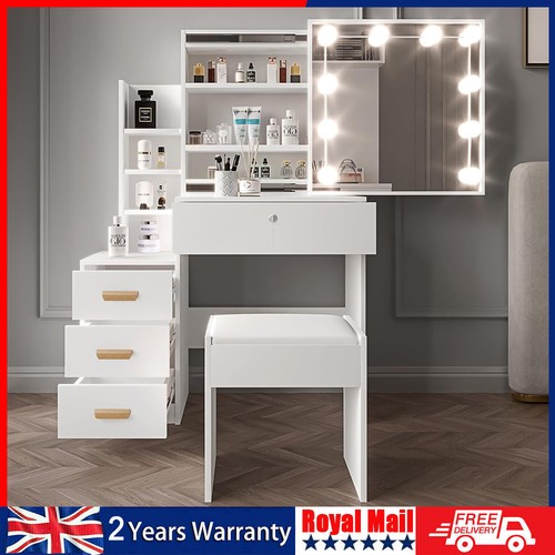 Vanity table with stool - vanity,