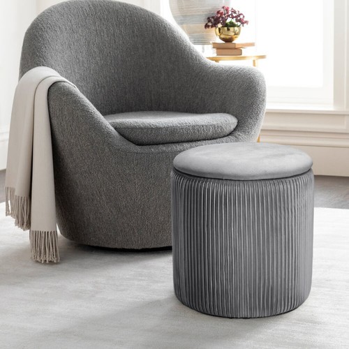 Round dressing table - dressing, chair