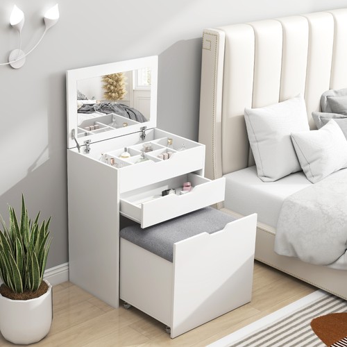 Homcom dressing table - table, with