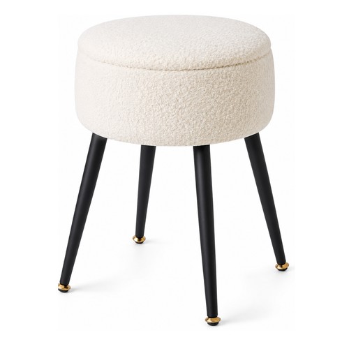 Round dressing table stool - round,