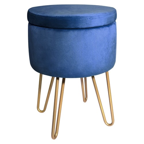 Velvet dressing table stool - velvet,