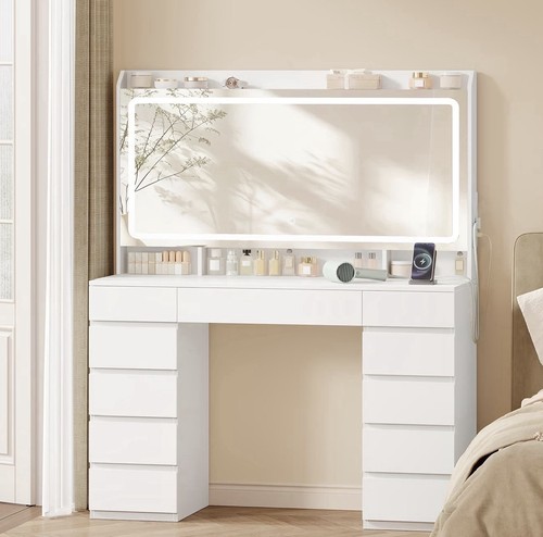 Vanity dressing table - table, with