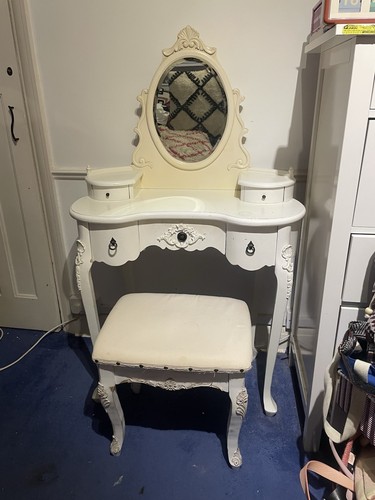 Cream dressing table vanity - dressing,