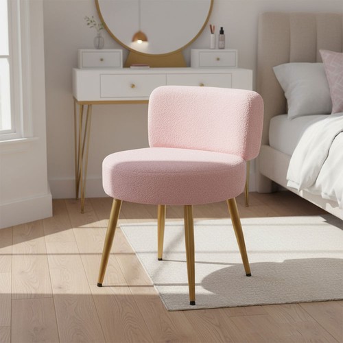 Pink makeup seat plush - makeup, teddy